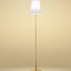 Foscarini Birdie Easy -lattiavalo, hiekankeltainen