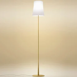 Foscarini Birdie Easy -lattiavalo, hiekankeltainen