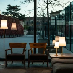 Foscarini Birdie Easy -lattiavalo, hiekankeltainen