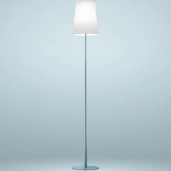 Foscarini Birdie Easy -lattiavalo, vaaleansininen