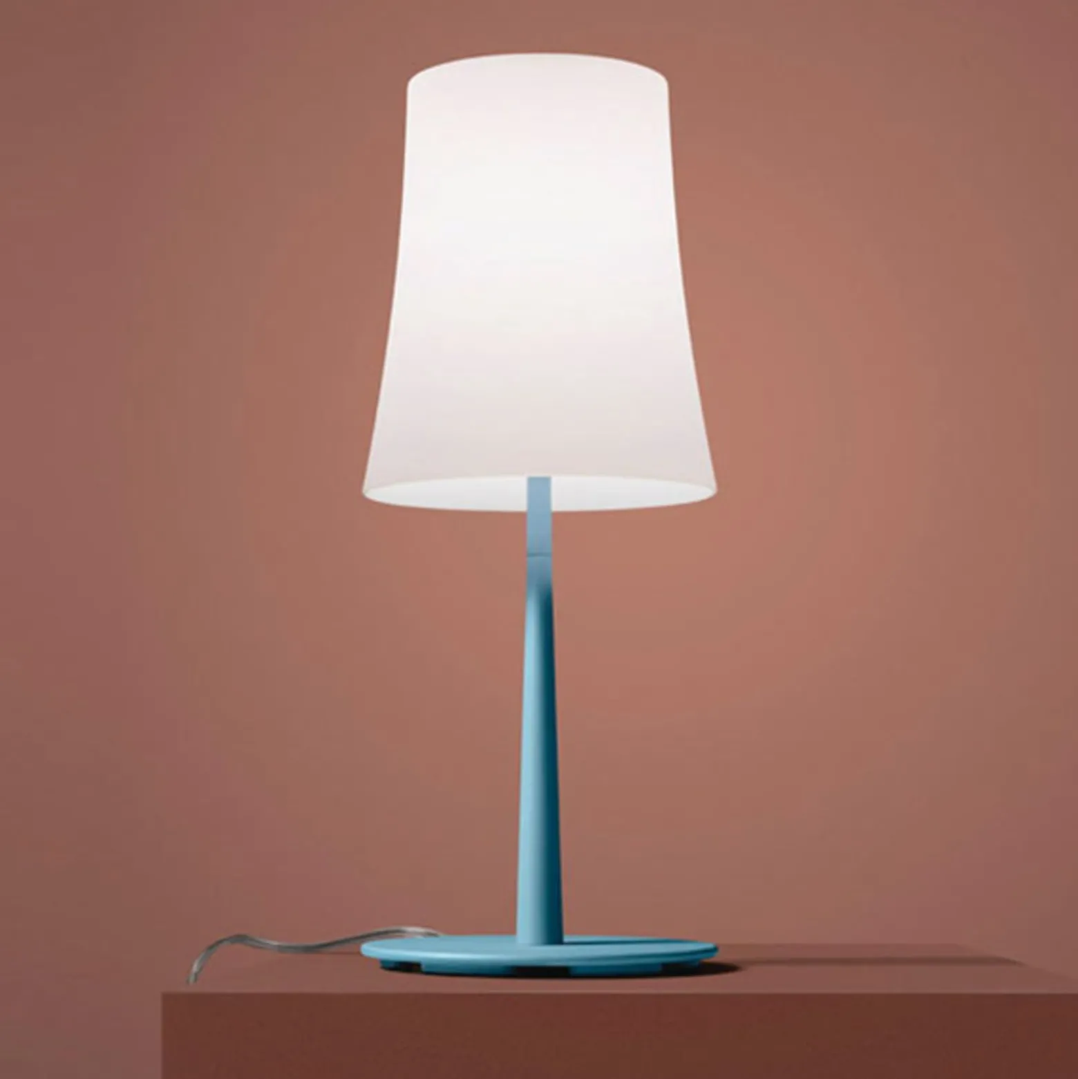 Foscarini Birdie Easy pöytävalaisin sininen