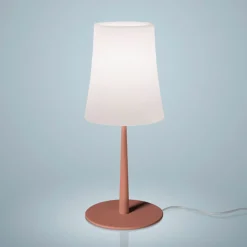 Foscarini Birdie Easy pöytävalaisin tiilenpunainen