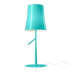 Foscarini Birdie LED pieni pöytälamppu, akvamariini