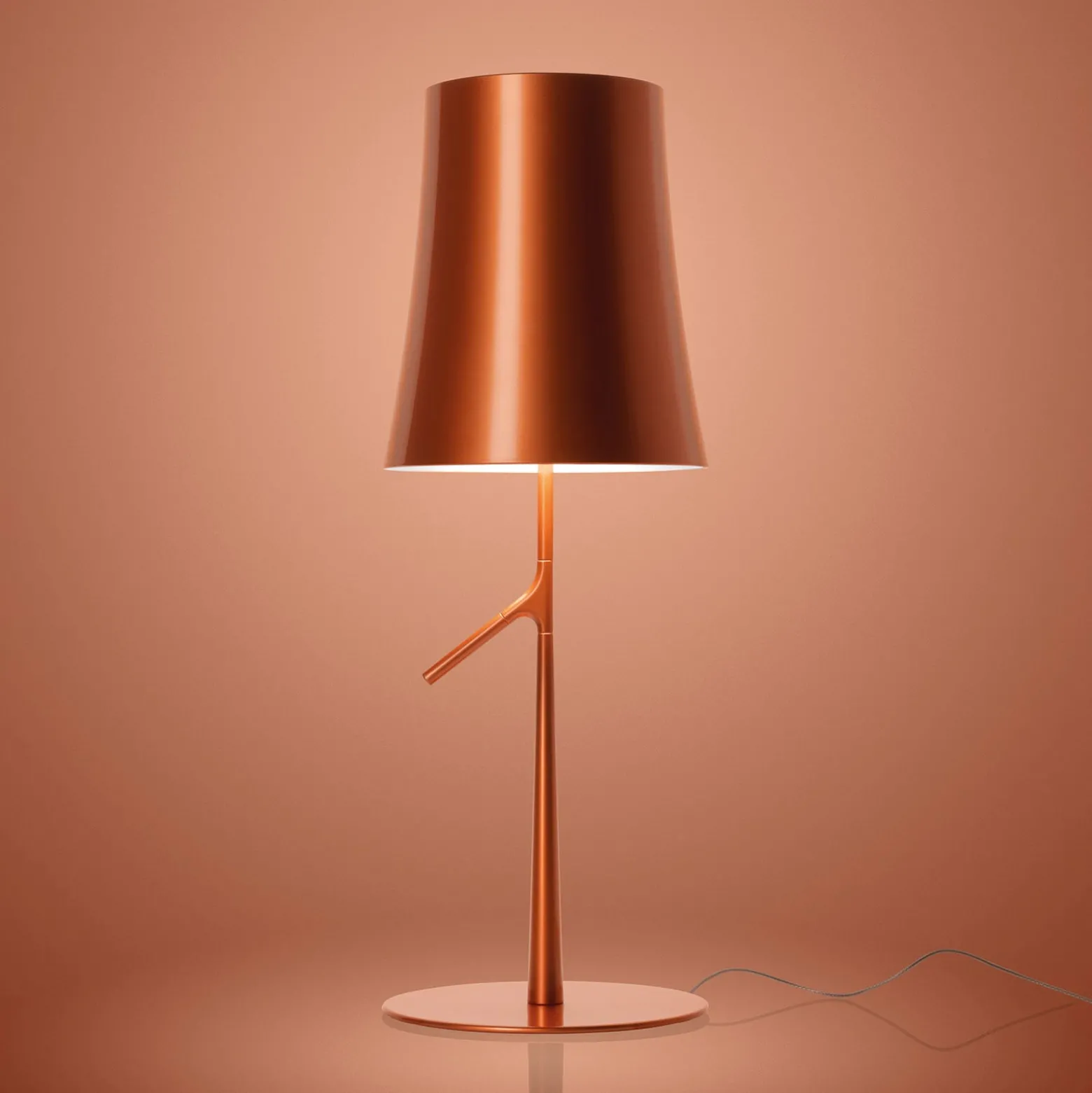 Foscarini Birdie LED-pöytälamppu, kupari