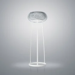 Foscarini Caboche Plus lattiavalaisin 178cm läpinäkyvä