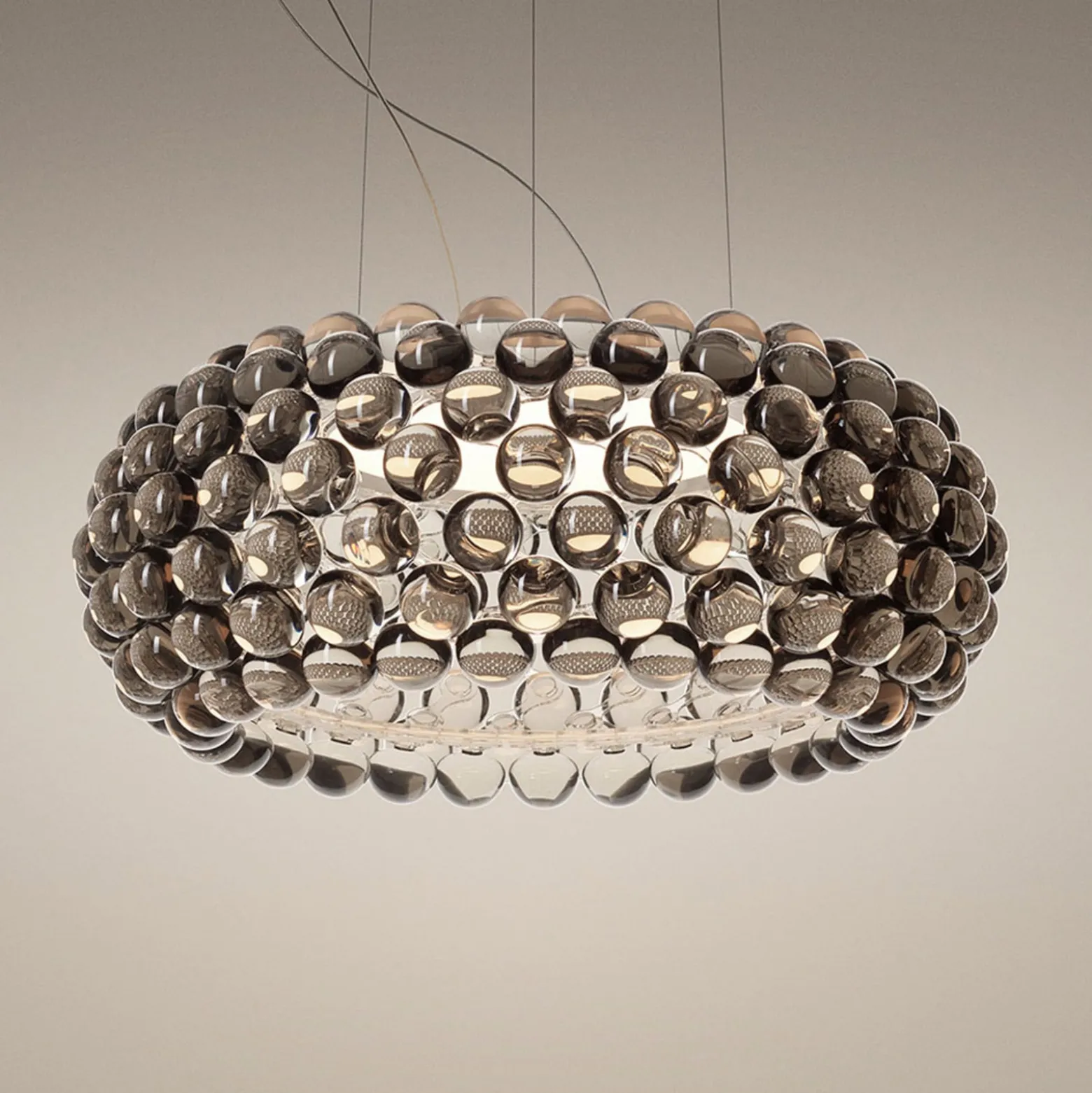 Foscarini Caboche Plus media riippuvalo R7s, harmaa