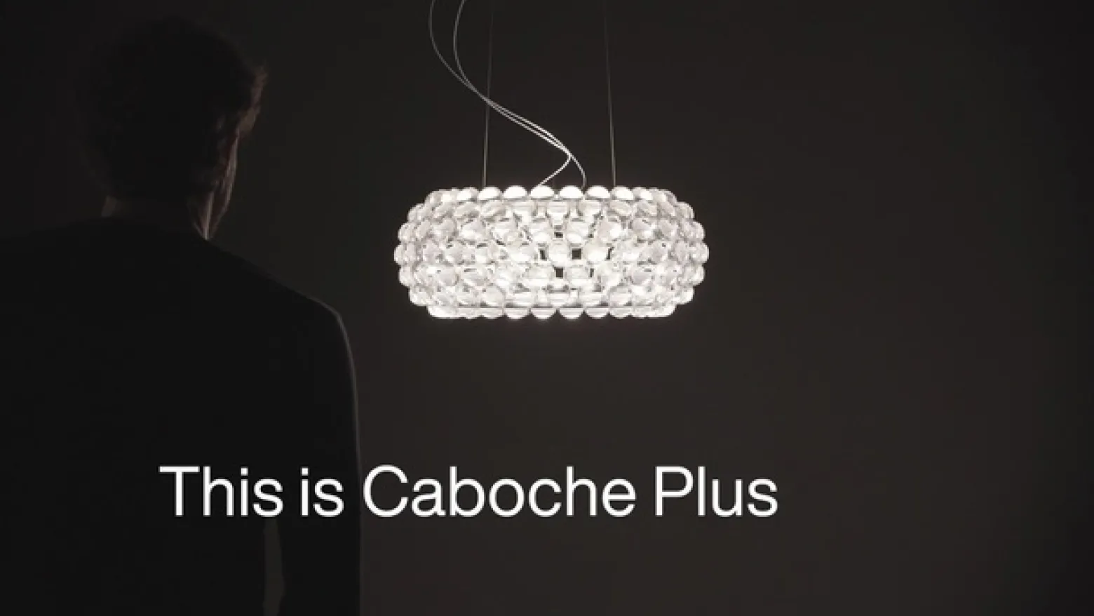 Foscarini Caboche Plus media riippuvalo R7s, kirkas