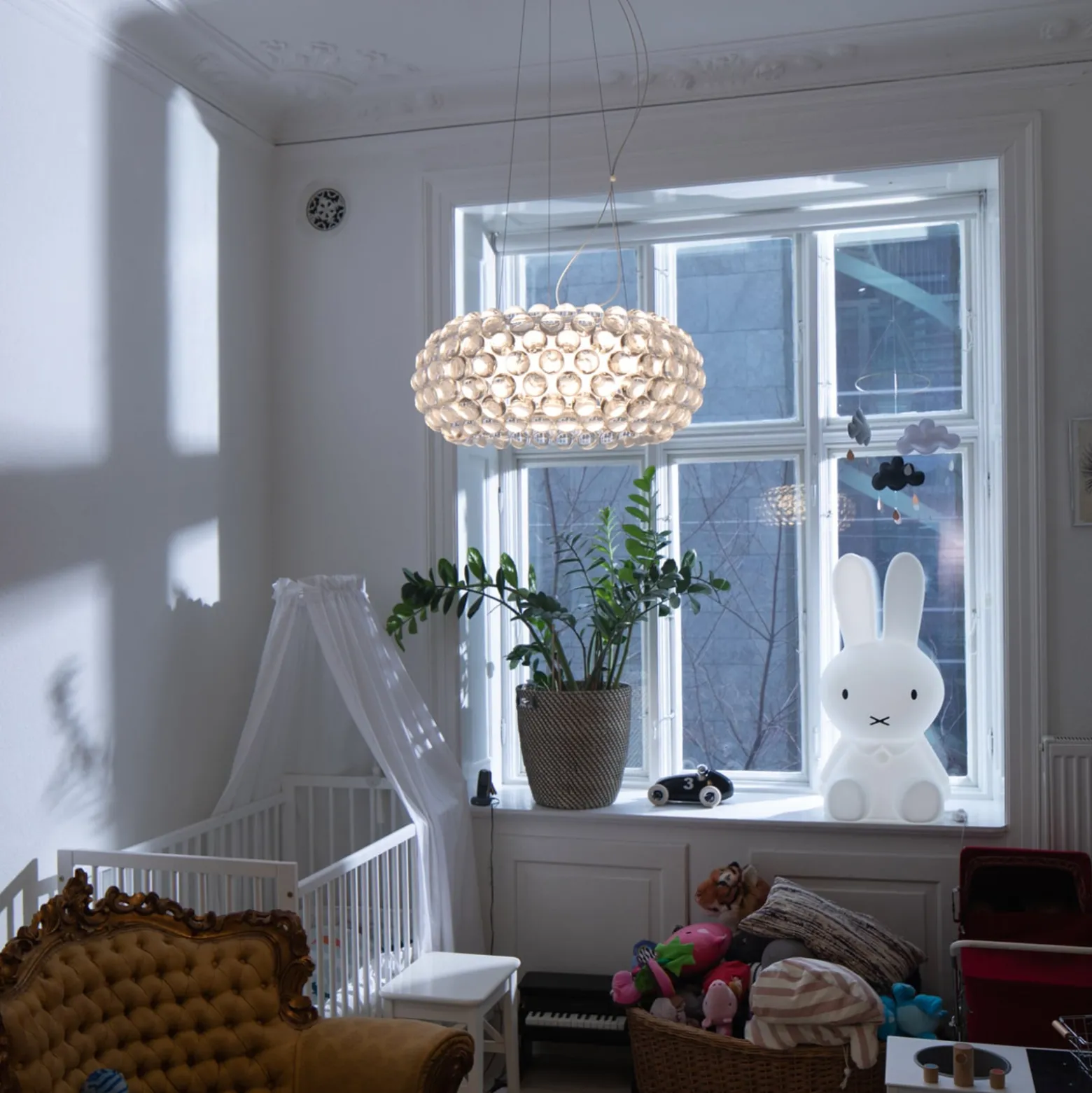 Foscarini Caboche Plus media riippuvalo R7s, kirkas