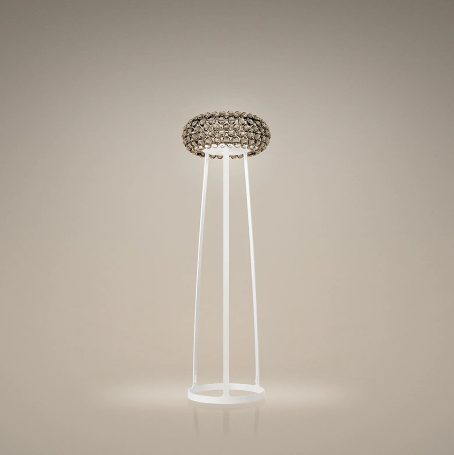Foscarini Caboche Plus MyLight LED-lattiavalaisin 154 cm savu