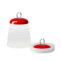 Foscarini Cri Cri LED-koristevalaisin, punainen