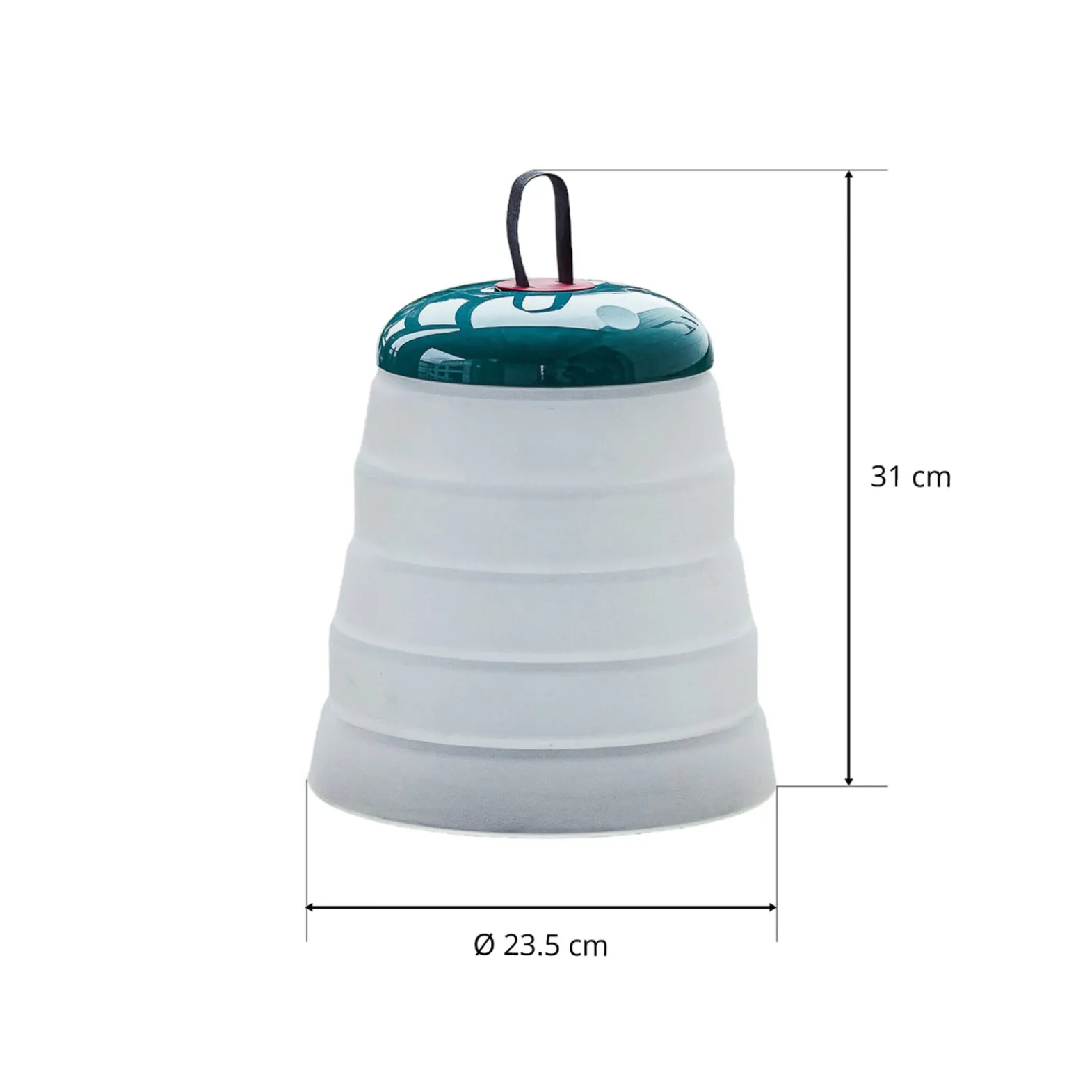 Foscarini Cri Cri LED-koristevalaisin, vihreä
