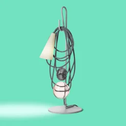 Foscarini Filo -LED-pöytälamppu, Amethyst Queen