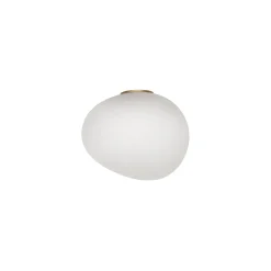 Foscarini Gregg media semi 1 -seinälamppu, kulta