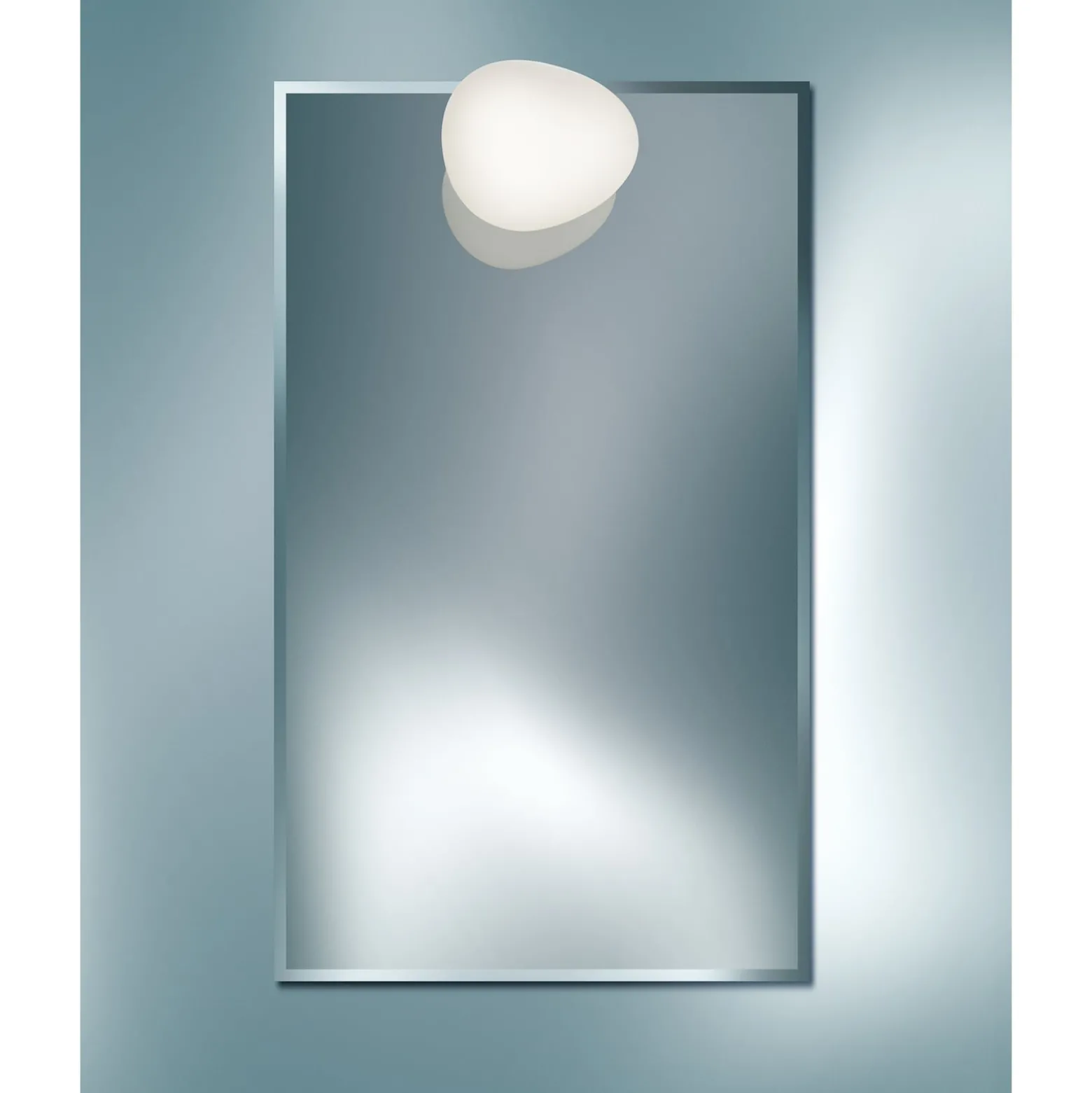 Foscarini Gregg piccola -peilivalaisin, valkoinen