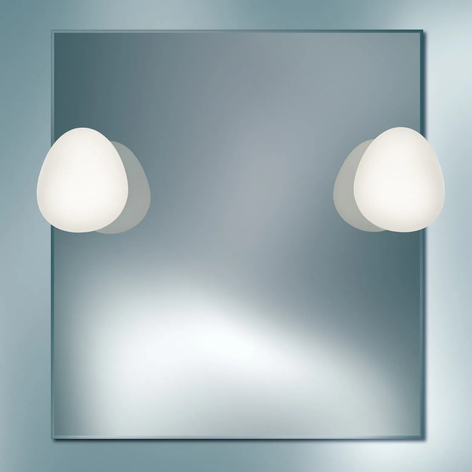 Foscarini Gregg piccola -peilivalaisin, valkoinen