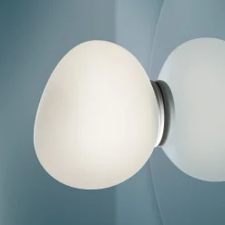 Foscarini Gregg piccola -peilivalaisin, valkoinen