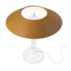 Foscarini LED-pöytävalaisin Chapeaux M, okrakeltainen