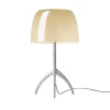 Foscarini Lumiere piccola alumiini/kerma himmennys