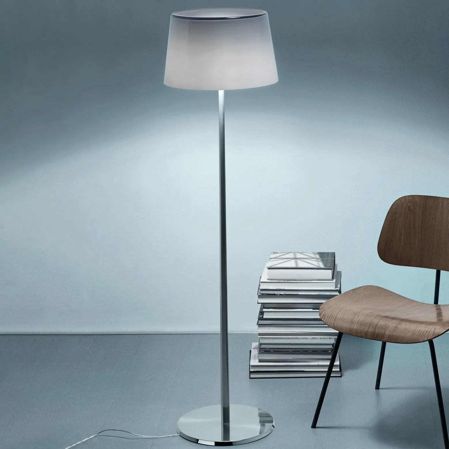 Foscarini Lumiere XXL lattiavalaisin alu/valkoinen