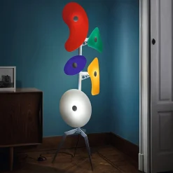 Foscarini Orbital -lattiavalo lasia, värillinen
