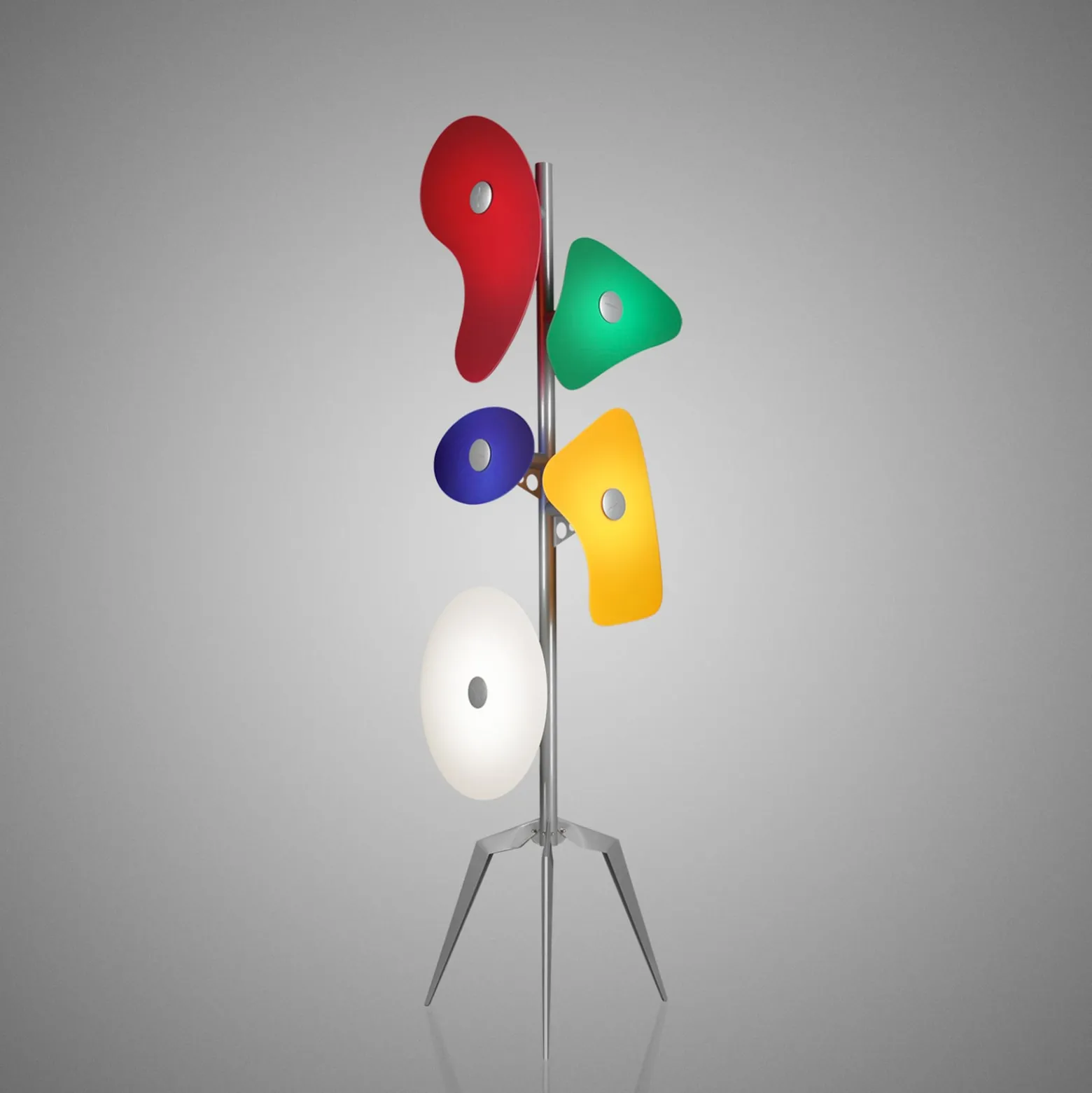 Foscarini Orbital -lattiavalo lasia, värillinen