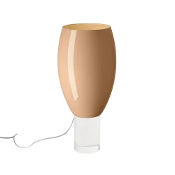 Foscarini pöytävalaisin Buds 1, cipria, lasi, muovi