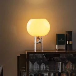 Foscarini pöytävalaisin Buds 3, cipria, lasi, muovi, E27