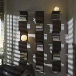 Foscarini pöytävalaisin Hoba Midi, Ø 19 cm, himmennettävä, lasi