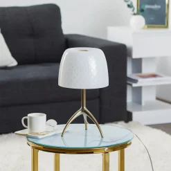 Foscarini pöytävalaisin Lumiere 30, 35 cm, kuplalasi, himmennettävä.