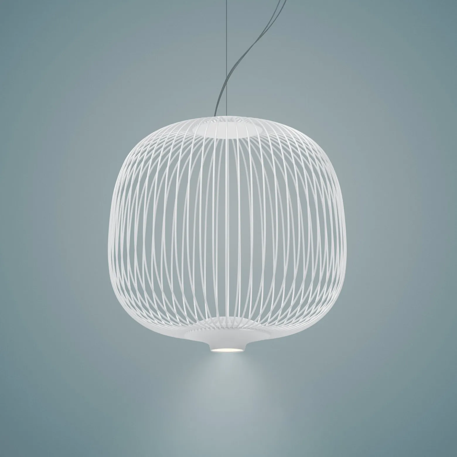 Foscarini Spokes 2 piccola MyLight, valkoinen