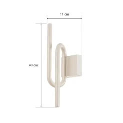 Foscarini Tobia -LED-seinävalaisin, valkoinen