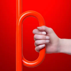 Foscarini Tobia terra -LED-lattiavalo, oranssi
