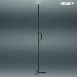 Foscarini Tobia terra -LED-lattiavalo, valkoinen