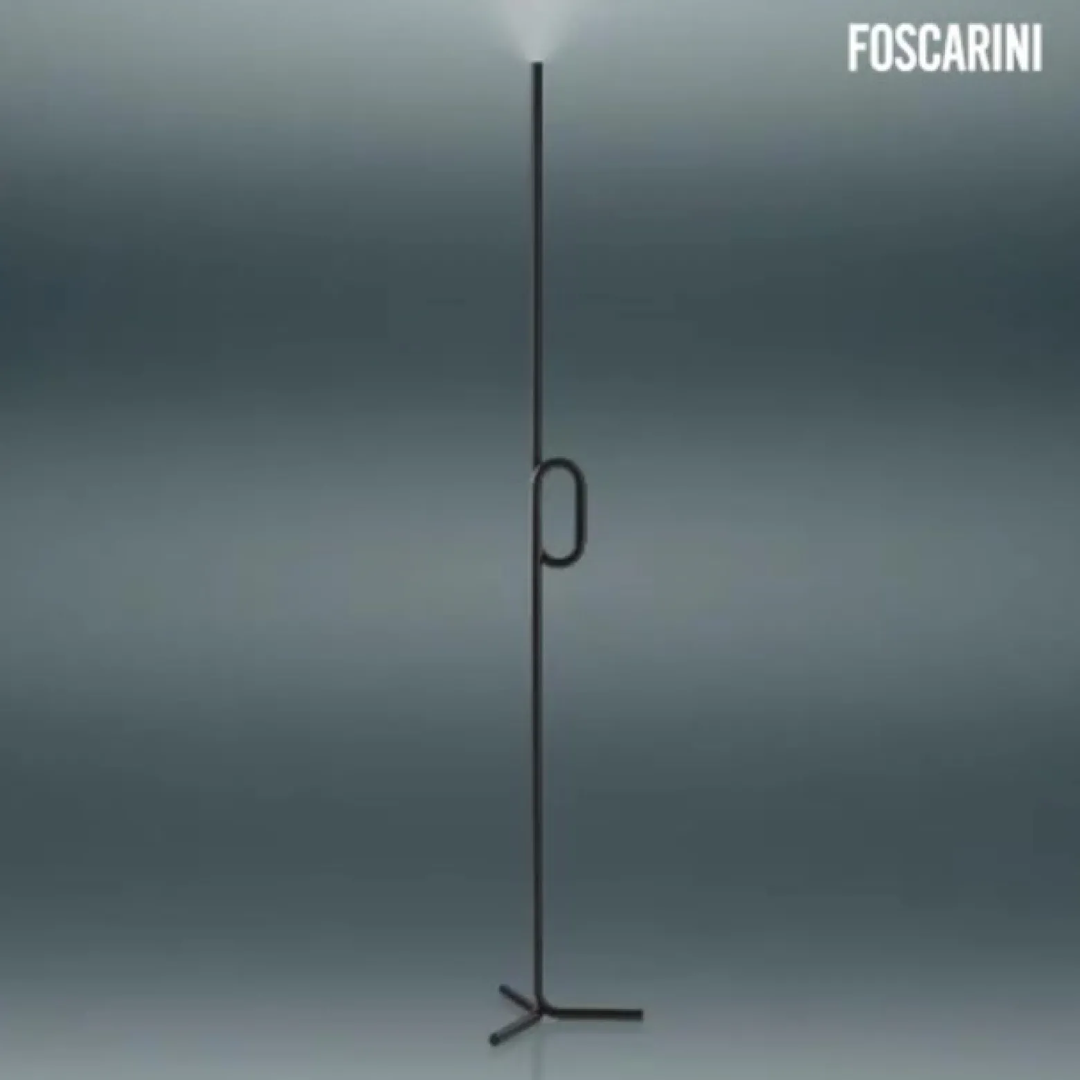 Foscarini Tobia terra -LED-lattiavalo, valkoinen