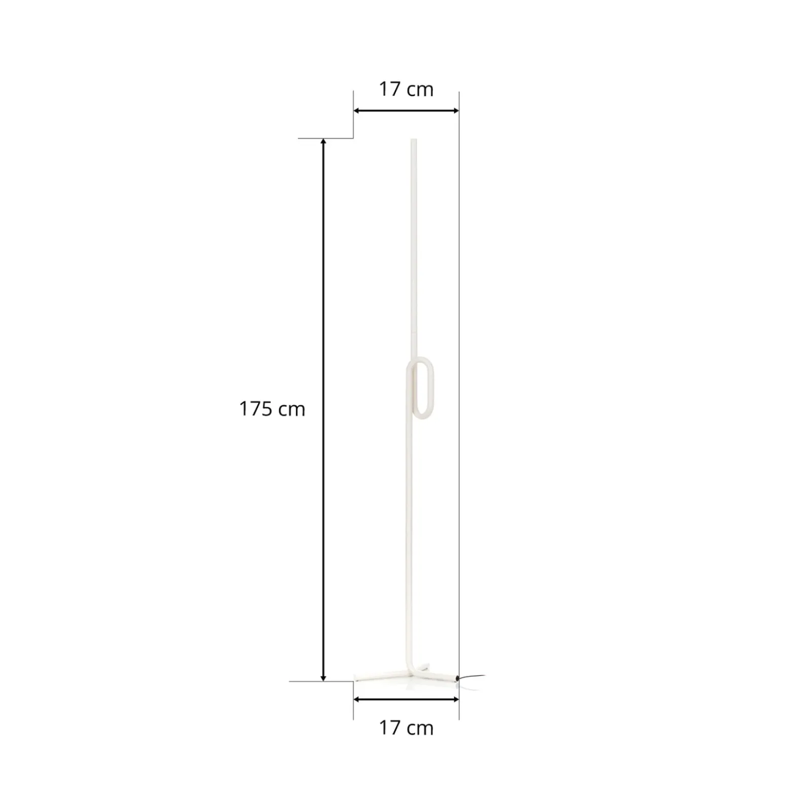 Foscarini Tobia terra -LED-lattiavalo, valkoinen