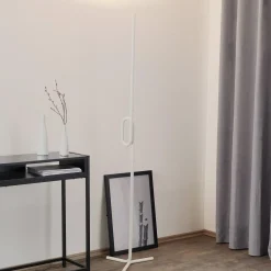 Foscarini Tobia terra -LED-lattiavalo, valkoinen