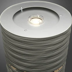 Foscarini Tress grande LED -lattiavalaisin, valk.