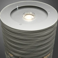 Foscarini Tress media -lattiavalaisin, valkoinen
