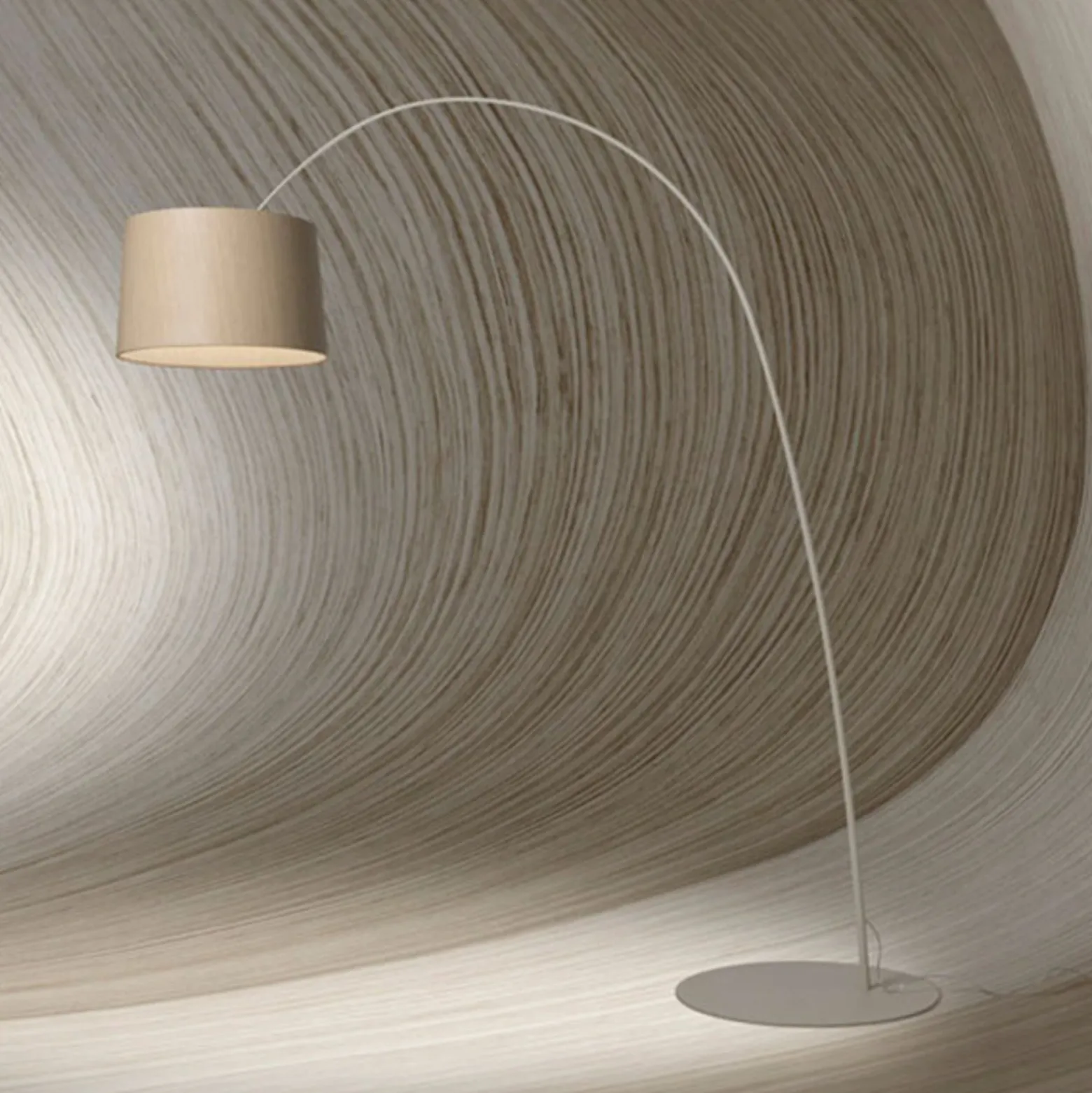 Foscarini Twiggi Wood -LED-lattiavalaisin