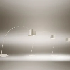 Foscarini Twiggy Elle -LED-lattiavalo, greige