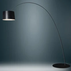 Foscarini Twiggy Elle MyLight -lattiavalo, musta