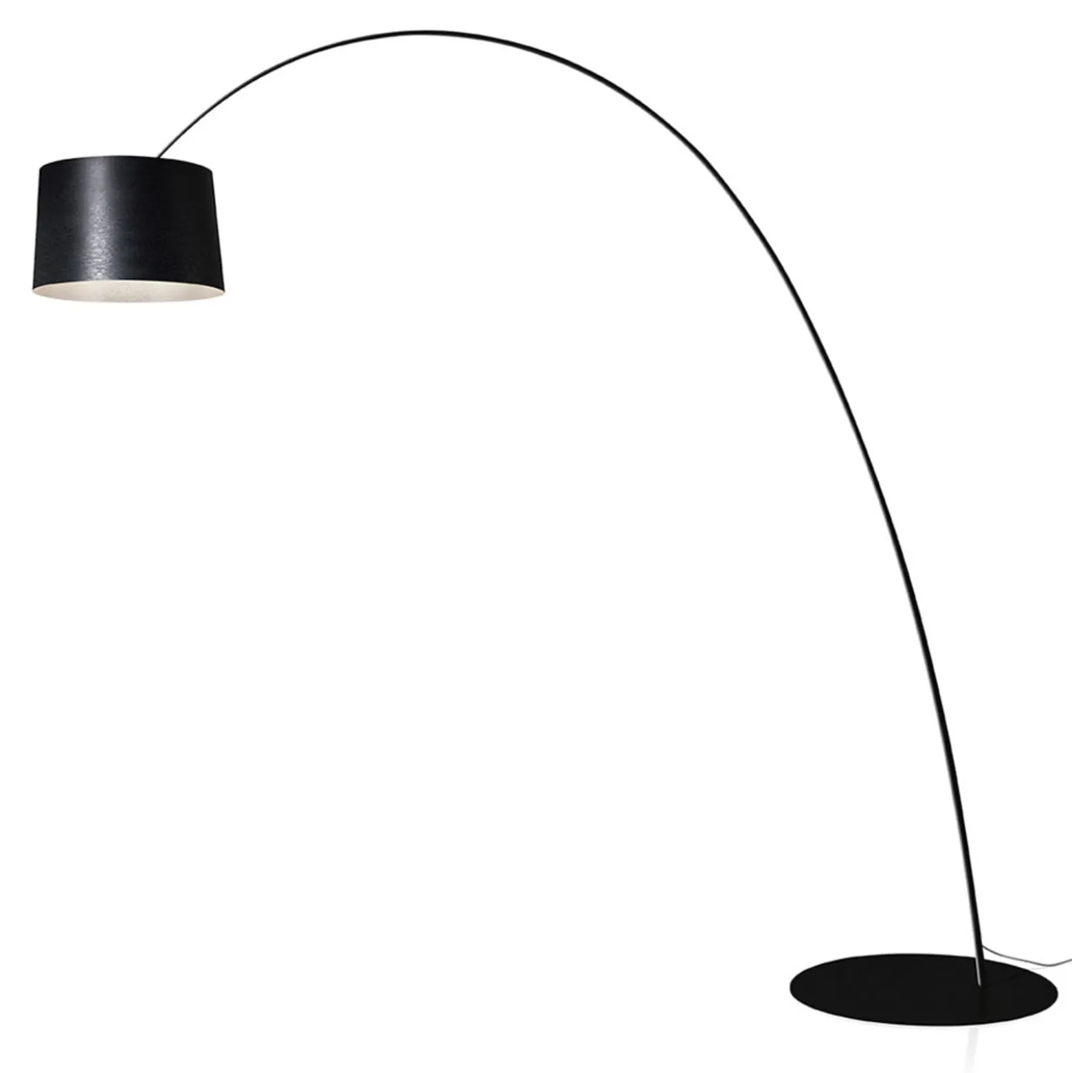 Foscarini Twiggy Elle MyLight -lattiavalo, musta