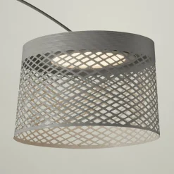 Foscarini Twiggy Grid LED-kaarivalaisin, greige, vihreä