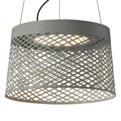 Foscarini Twiggy Grid LED -riippuvalaisin, greige