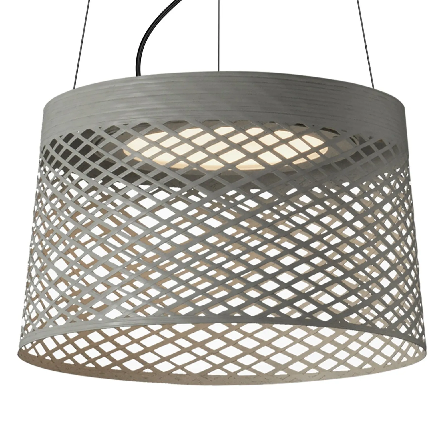 Foscarini Twiggy Grid LED -riippuvalaisin, greige