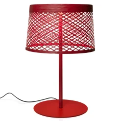 Foscarini Twiggy Grid XL LED-pöytälamppu, karmiininpunainen