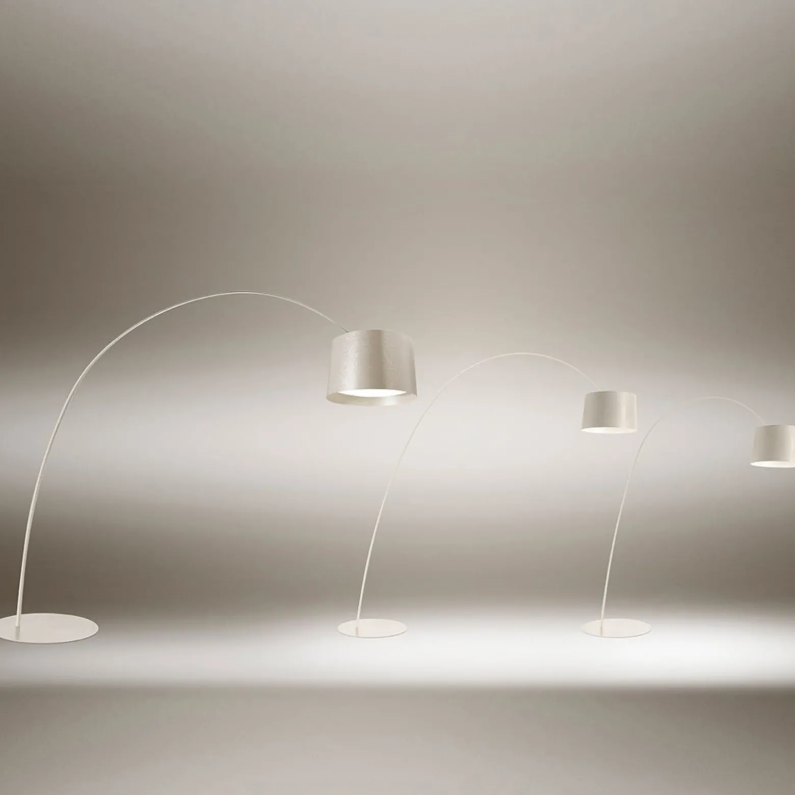 Foscarini Twiggy MyLight LED-lattiavalo CCT greige