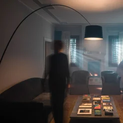 Foscarini Twiggy MyLight LED-lattiavalo CCT musta