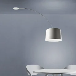 Foscarini Twiggy -riippuvalaisin, kaari, valkoinen
