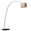 Foscarini Twiggy Wood -LED-lattiavalo, musta